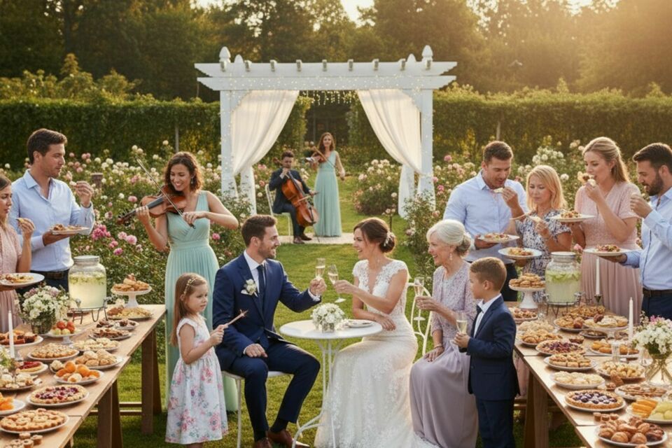 Gemini - Photo d'illustration - Adieu le dîner tardif ! Le mariage en après-midi et le brunch nuptial redéfinissent la fête : plus lumineux, plus libre et bien plus accessible.