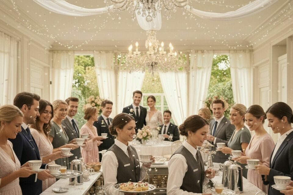 Gemini - Photo d'illustration -&nbsp;&nbsp;Le café d’honneur réinvente le vin d’honneur: une parenthèse raffinée où arômes, douceurs et conversations se mêlent pour célébrer l’instant avec chaleur, élégance et convivialité retrouvée ensemble!