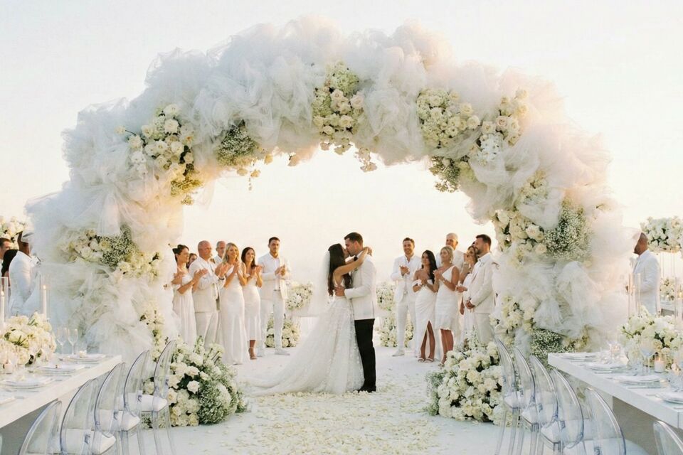 Gemini - Photo d’illustration - Symbole de sérénité et d’élégance, le « Cloud Dancer » illumine 2026 : un blanc audacieux qui transforme vos événements en instants chic, modernes et intemporels. 