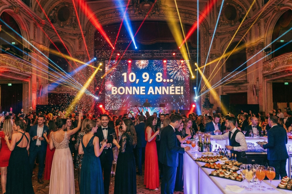 Gemini – Photo d’illustration - Quand le compte à rebours devient spectacle, minuit se transforme en émotion pure.