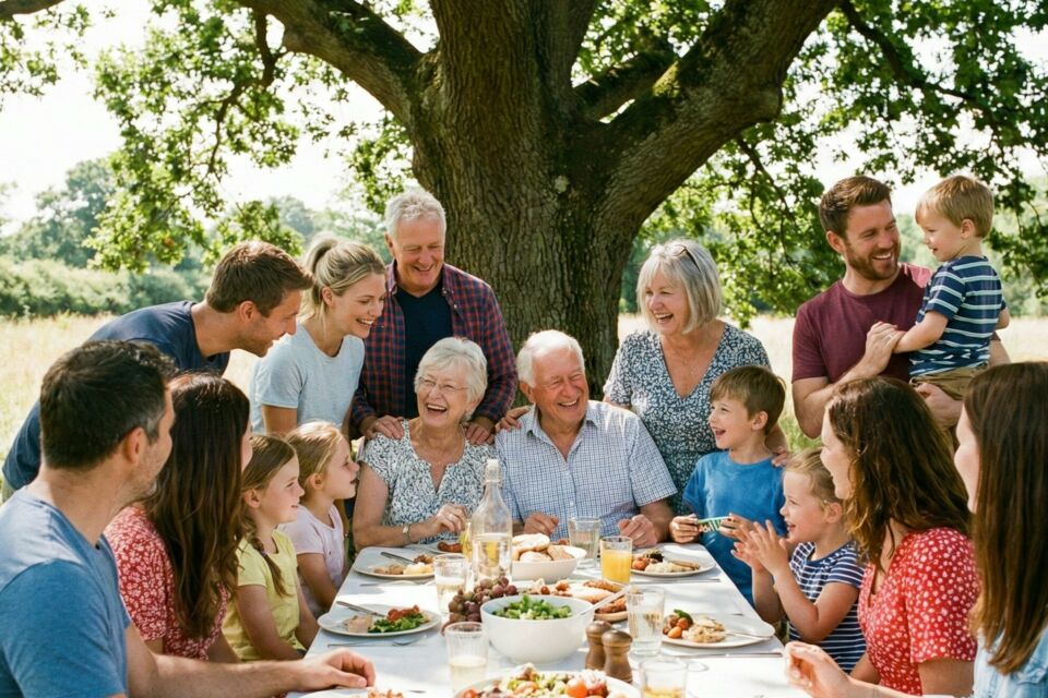 Gemini - Photo d’illustration -Quand les générations se retrouvent autour des aînés, la cousinade devient bien plus qu’une fête : un refuge vivant de la joie partagée qui soude durablement les liens familiaux.  
