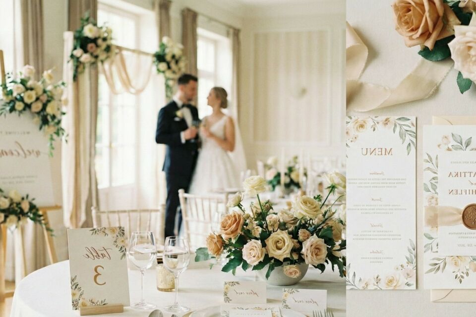 Gemini - Photo d'illustration -&nbsp;&nbsp;Du premier regard sur le faire-part jusqu’à l’éclat de la salle, votre identité visuelle tisse l’ADN du mariage : une cohérence élégante qui raconte votre histoire à chaque détail