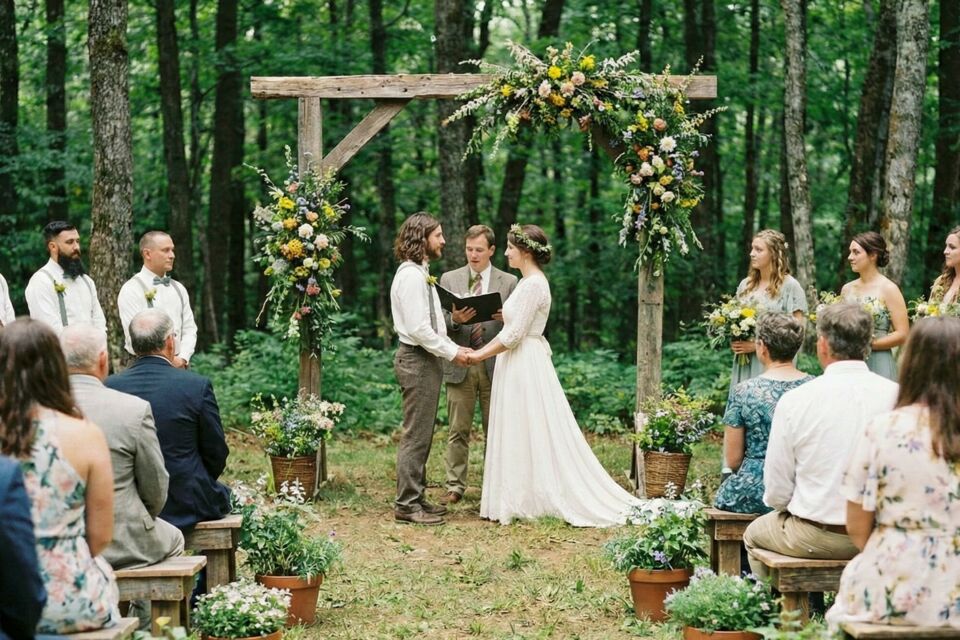 Gemini - Photo d'illustration - Un mariage vert unit élégance et responsabilité avec une checklist écoresponsable pour célébrer durablement l’amour tout en réduisant l’impact environnemental.