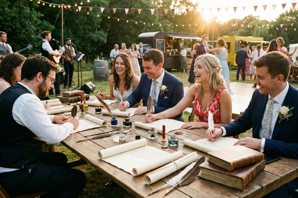 Gemini – Photo d’illustration - Quand la fête s’efface, les mots écrits à la main restent.