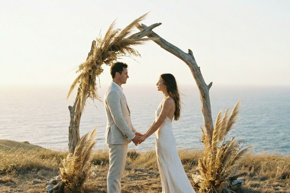 Gemini - Photo d'illustration - La photographie nuptiale minimaliste capte l’essentiel du mariage en révélant la pureté des émotions et la beauté des instants simples qui racontent avec délicatesse l’histoire d’une union.