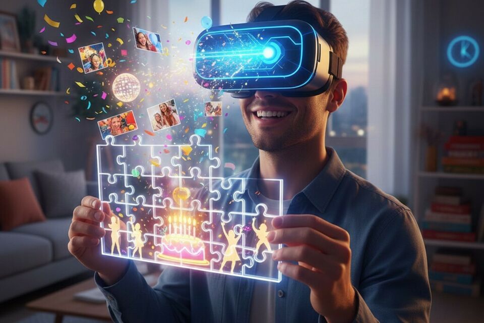 Gemini - Photo d'illustration - le Puzzle 3D et la réalité virtuelle transforment vos souvenirs en expériences immersives, où chaque détail devient une émotion vivante et éternelle.