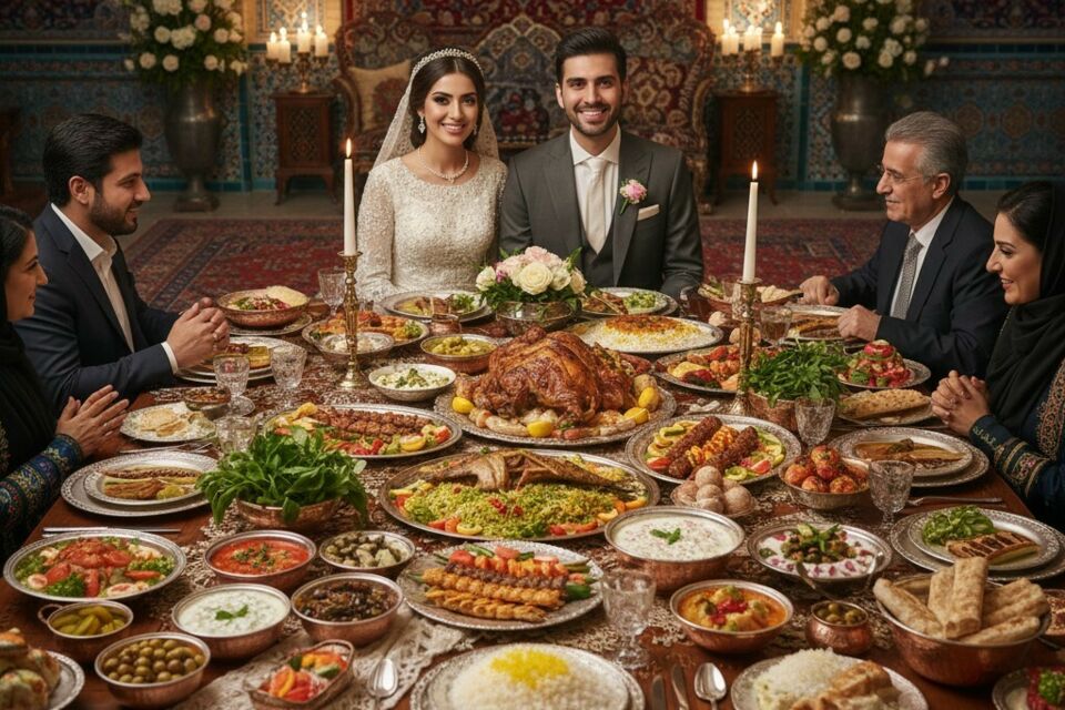 Photo d'illustration - Entre parfums de safran, douceurs au miel et plats ancestraux, le festin nuptial persan est un voyage culinaire qui célèbre l’amour et l’héritage culturel de l’Iran.