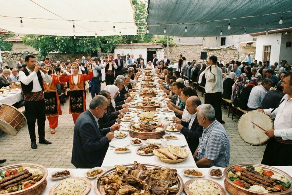 Gemini - Photo d'illustration -&nbsp;&nbsp;Entre parfums d’épices, plats généreux et convivialité, le repas de mariage en Turquie célèbre l’union des cœurs autant que la richesse d’une tradition culinaire ancestrale.