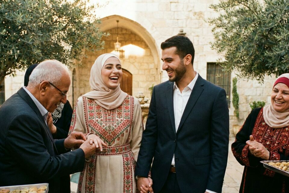Photo d'illustration - La toulbeh scelle en Palestine la demande en mariage : un rituel ancestral où familles, paroles données et traditions ouvrent le chemin de l’union.
