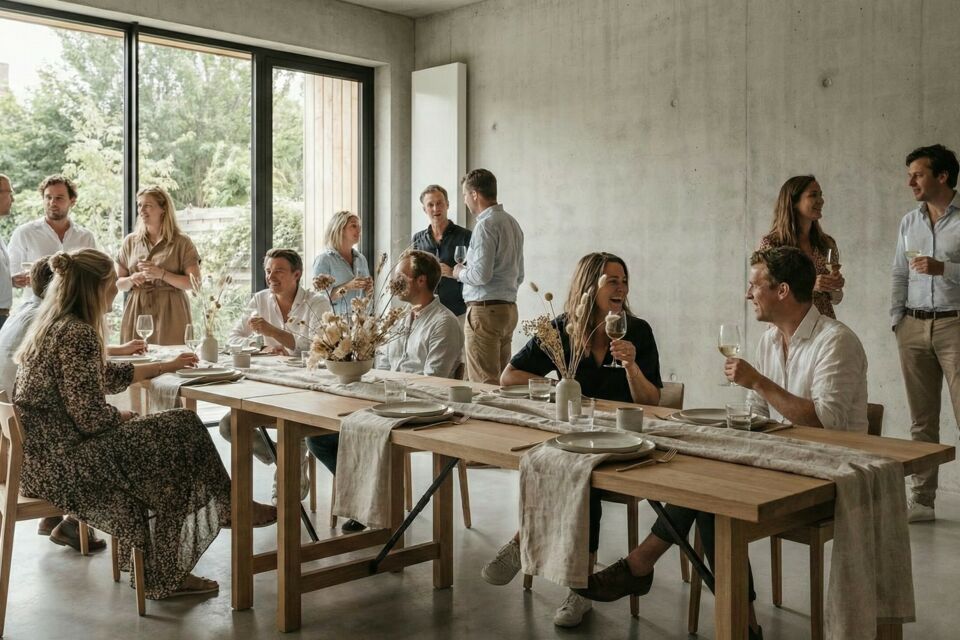 Gemini - Photo d'illustration - Gemini - Photo d’illustration - Une décoration événementielle repensée réduit le bruit visuel et invite à la sérénité, offrant aux invités un cadre harmonieux où l’élégance se conjugue à la simplicité.