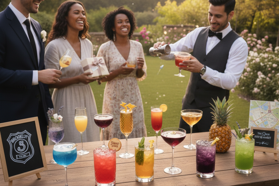 Gemini, photo d'illustration : Vos cocktails peuvent être l'esprit même de votre mariage.