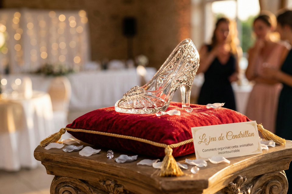 Gemini, photo d'illustration :Le jeu de Cendrillon est l'un des grands classiques du mariage pour ouvrir le bal ou dynamiser le milieu de soirée.
