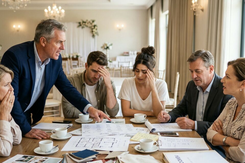 Photo d'illustration - Parents des mariés en pleine discussion : quand l’organisation du mariage révèle les erreurs d’étiquette à éviter pour préserver harmonie et élégance