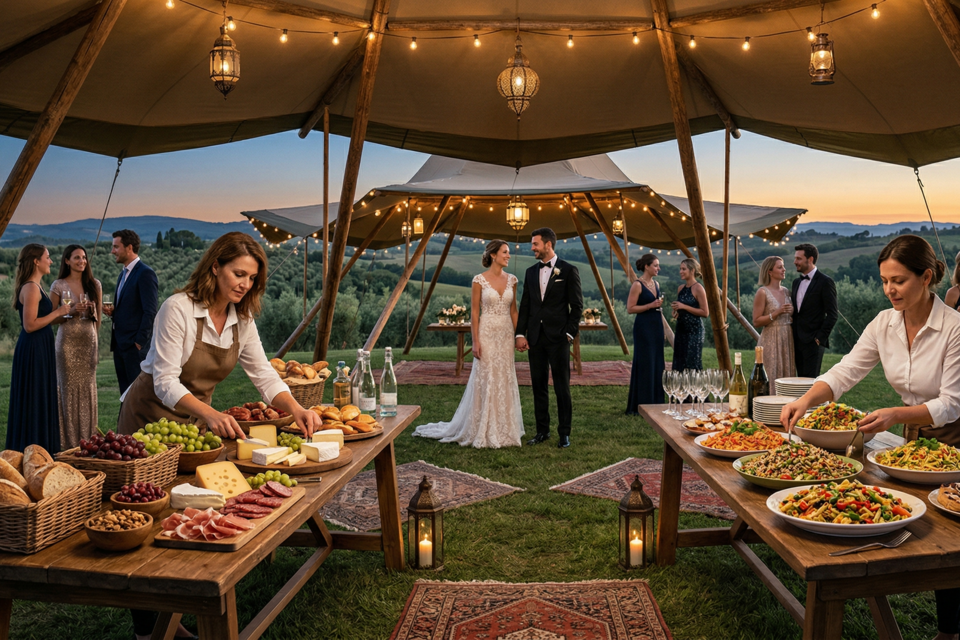 Gemini - Photo d'illustration -&nbsp;La gastronomie bucolique : quand le traiteur défie les éléments pour offrir un banquet étoilé au cœur de la nature sauvage.