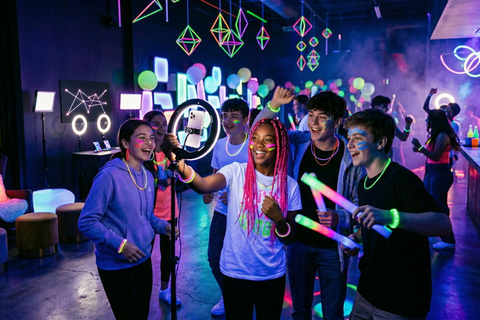   Gemini – Photo d’illustration - Misez sur une immersion électrique et un studio de création éphémère pour offrir à votre ado la soirée la plus instagrammable de l'année.  