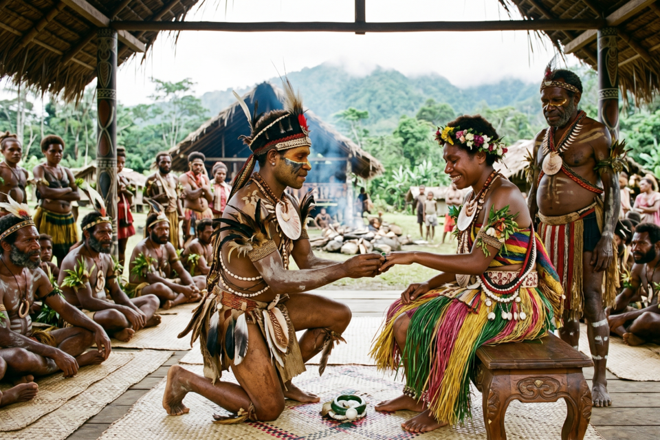 Gemini - Photo d'illustration -&nbsp;Au pays des huit cents langues, l'engagement est un murmure qui traverse les montagnes et les récifs. Une alliance en Papouasie-Nouvelle-Guinée ne lie pas deux individus, elle unit deux univers.
