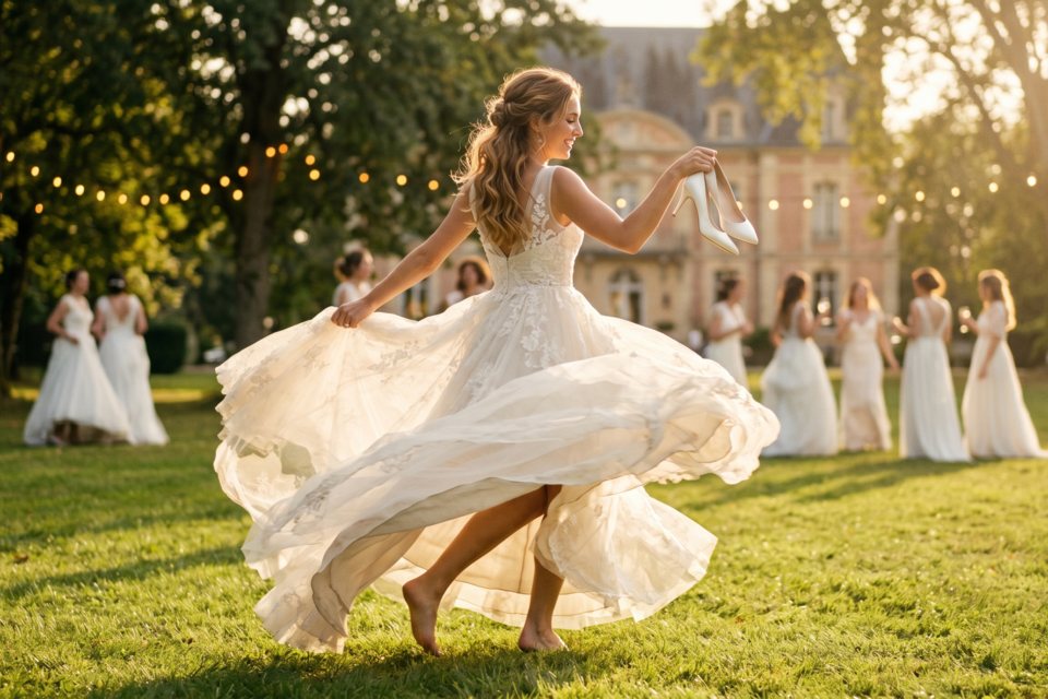 Photo d'illustration - En Seine-et-Marne, un bal inédit invite les femmes à reporter leur robe de mariage le temps d’une soirée festive, élégante et pleine d’émotion pour revivre la magie du grand jour