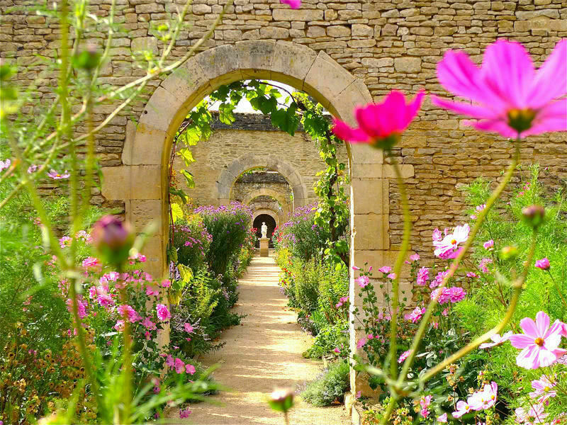 ABC Salles - Les jardins du Château de Canon, en Normandie.