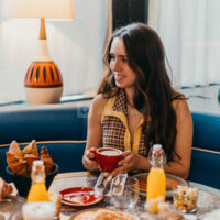 Petit déjeuner à La Guitoune