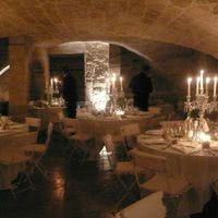 Salle voutée : dîner aux chandelles