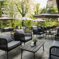 Terrasse privative salle de séminaire