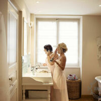 La salle de bain de la Suite des Mariés - Photo by Anaïs Filoche