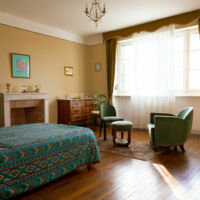 Une des chambres spacieuses