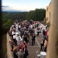 Cocktail sur la grande terrasse