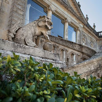 Escalier et château