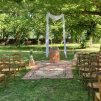 CEREMONIE LAIQUE DANS LE PARC DE CHARMILLES