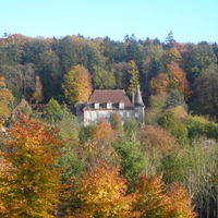 Bellegarde vu du chemin d'accès