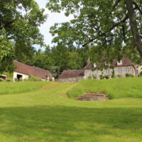 Manoir depuis le verger