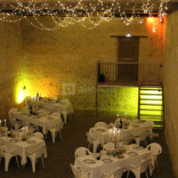 Diner préparé dans l'orangerie