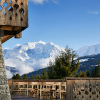 Terrasse panoramique avec vue Mont-Blanc