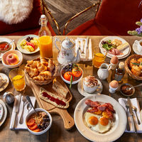 Table du petit-déjeuner gourmand