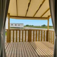 Vue extérieure mobil home