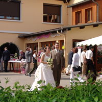 La cour du BEL AIR idéale pour les apéros