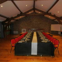 Salle elegance version repas d'entreprise