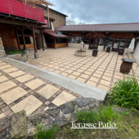 Terrasse salle patio