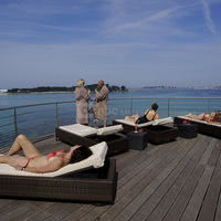 Terrasse vue panoramique sur mer