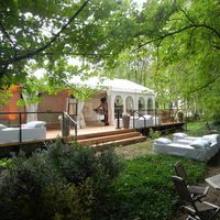Terrasse tente cocktail