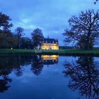 Jardin et lac