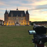 Château éclairé