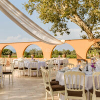 Repas sur la terrasse