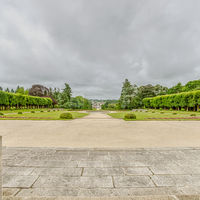 Sur la terrasse du château