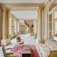 Grand vestibule du château