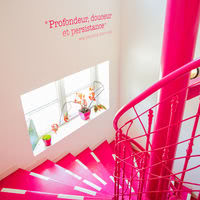 Notre célèbre escalier rose