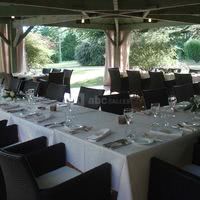 Mise en place sous la terrasse