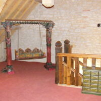 Salle boiseée