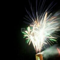 Feu d'artifice mariage